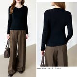 ふわふわ、あったか裏シャギー 裏起毛 メロウフリルニット | COCOMOMO | 詳細画像42