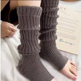 くしゅくしゅかかと付きレッグウォーマー 足首ウォーマー リブレッグウォーマー | COCOMOMO | 詳細画像10 