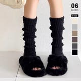 ブラック | くしゅくしゅかかと付きレッグウォーマー 足首ウォーマー リブレッグウォーマー | COCOMOMO