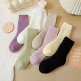 裏起毛モヘアタッチ靴下 あったか靴下 裏起毛 | COCOMOMO | 詳細画像16 