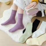 裏起毛モヘアタッチ靴下 あったか靴下 裏起毛 | COCOMOMO | 詳細画像7 