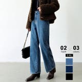 ロング丈・ブルー | 「楽革命デニム」にあったか裏起毛登場！ デニムパンツ 裏起毛 | COCOMOMO