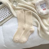 あったかウールブレンド ウール混靴下 靴下 | COCOMOMO | 詳細画像17 