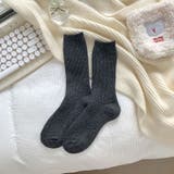 あったかウールブレンド ウール混靴下 靴下 | COCOMOMO | 詳細画像19 