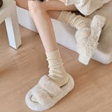 あったかウールブレンド ウール混靴下 靴下 | COCOMOMO | 詳細画像2 