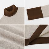 レイヤード風ニット 配色ニット タートルネック | COCOMOMO | 詳細画像60