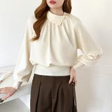 2wayネックバルーンスリーブニット ハイネック ニット | COCOMOMO | 詳細画像11 