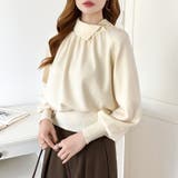 2wayネックバルーンスリーブニット ハイネック ニット | COCOMOMO | 詳細画像12 