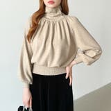 2wayネックバルーンスリーブニット ハイネック ニット | COCOMOMO | 詳細画像27 