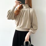 2wayネックバルーンスリーブニット ハイネック ニット | COCOMOMO | 詳細画像30 