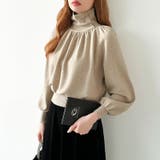 2wayネックバルーンスリーブニット ハイネック ニット | COCOMOMO | 詳細画像31 