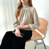 2wayネックバルーンスリーブニット ハイネック ニット | COCOMOMO | 詳細画像33 