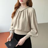 2wayネックバルーンスリーブニット ハイネック ニット | COCOMOMO | 詳細画像37 