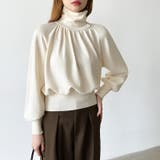 2wayネックバルーンスリーブニット ハイネック ニット | COCOMOMO | 詳細画像4 