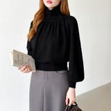 2wayネックバルーンスリーブニット ハイネック ニット | COCOMOMO | 詳細画像41 