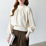 2wayネックバルーンスリーブニット ハイネック ニット | COCOMOMO | 詳細画像7 