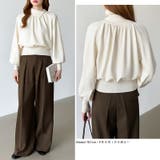 2wayネックバルーンスリーブニット ハイネック ニット | COCOMOMO | 詳細画像9 