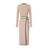 バイカラータイトワンピース ニットワンピース リボンワンピース | COCOMOMO | 詳細画像36 