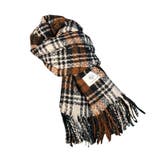 チェック柄マフラー マフラー ロゴタグマフラー | COCOMOMO | 詳細画像21 