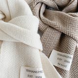 ロゴタグがおしゃれなヘリンボーンマフラー マフラー 韓国ファッション | COCOMOMO | 詳細画像23 