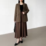 ふんわり大人フェミニンなドッキングワンピース ロングワンピース ワンピース | COCOMOMO | 詳細画像13 