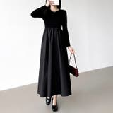 ふんわり大人フェミニンなドッキングワンピース ロングワンピース ワンピース | COCOMOMO | 詳細画像20 