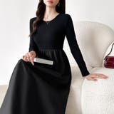 ふんわり大人フェミニンなドッキングワンピース ロングワンピース ワンピース | COCOMOMO | 詳細画像23 