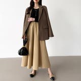 ふんわり大人フェミニンなドッキングワンピース ロングワンピース ワンピース | COCOMOMO | 詳細画像4 