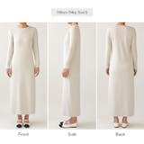 縦ラインで魅せるIラインロングワンピース ストレッチワンピース iラインワンピース | COCOMOMO | 詳細画像52