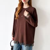 レースカットソー レイヤードトップス レーストップス | COCOMOMO | 詳細画像13 