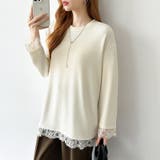 レースカットソー レイヤードトップス レーストップス | COCOMOMO | 詳細画像23 