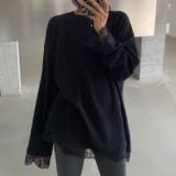 レースカットソー レイヤードトップス レーストップス | COCOMOMO | 詳細画像7