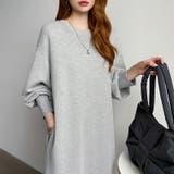 ボリュームスリーブワンピース ロングワンピース 指穴付き | COCOMOMO | 詳細画像7 