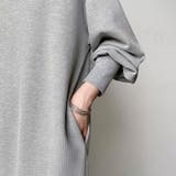 ボリュームスリーブワンピース ロングワンピース 指穴付き | COCOMOMO | 詳細画像9 