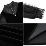 大人可愛いを上品に。ベロアパーティードレス ベロアワンピース 結婚式 | COCOMOMO | 詳細画像11 