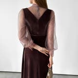 大人可愛いを上品に。ベロアパーティードレス ベロアワンピース 結婚式 | COCOMOMO | 詳細画像21 