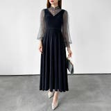 大人可愛いを上品に。ベロアパーティードレス ベロアワンピース 結婚式 | COCOMOMO | 詳細画像23 