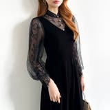 大人可愛いを上品に。ベロアパーティードレス ベロアワンピース 結婚式 | COCOMOMO | 詳細画像8 