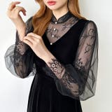 大人可愛いを上品に。ベロアパーティードレス ベロアワンピース 結婚式 | COCOMOMO | 詳細画像11 