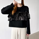 フリルドッキングトップス フリルトップス カットソー | COCOMOMO | 詳細画像22