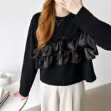 フリルドッキングトップス フリルトップス カットソー | COCOMOMO | 詳細画像28