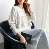 フリルドッキングトップス フリルトップス カットソー | COCOMOMO | 詳細画像9