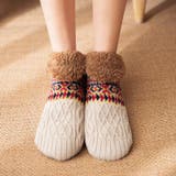 もこもこ裏ボア ルームソックス あったか靴下 | COCOMOMO | 詳細画像1 