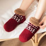 もこもこ裏ボア ルームソックス あったか靴下 | COCOMOMO | 詳細画像5 