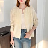 大人のニュアンスを重ねるチュールフリルカーディガン カーディガン チュール | COCOMOMO | 詳細画像19