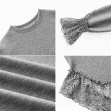 レース切り替えチュニックトップス レーストップス オーバーサイズ | COCOMOMO | 詳細画像17