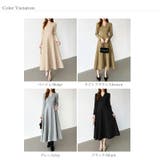 一目で美人。美ラインフレアワンピ vネックワンピース フレアワンピース | COCOMOMO | 詳細画像36 