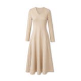 一目で美人。美ラインフレアワンピ vネックワンピース フレアワンピース | COCOMOMO | 詳細画像38 