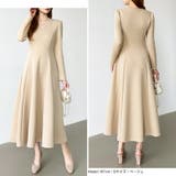 一目で美人。美ラインフレアワンピ vネックワンピース フレアワンピース | COCOMOMO | 詳細画像8 