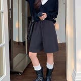 ゆるく、今っぽ。ニットハーフパンツ ニットショートパンツ ハーフパンツ | COCOMOMO | 詳細画像13